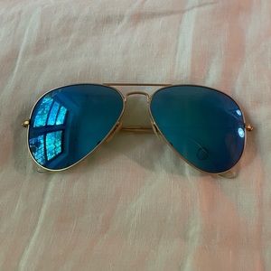 Blue Lens Ray Bans Classic Sunglasses